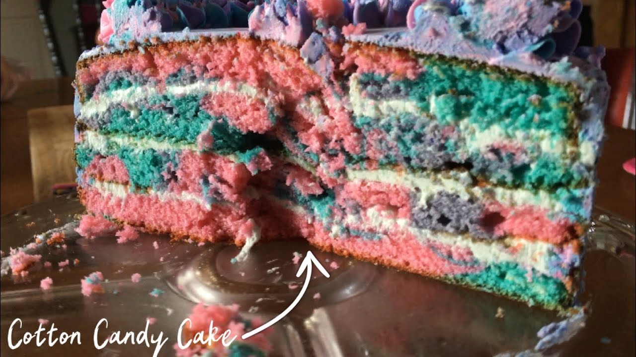 this is The Best Cotton-Candy Cake (ever)             You have to try it!