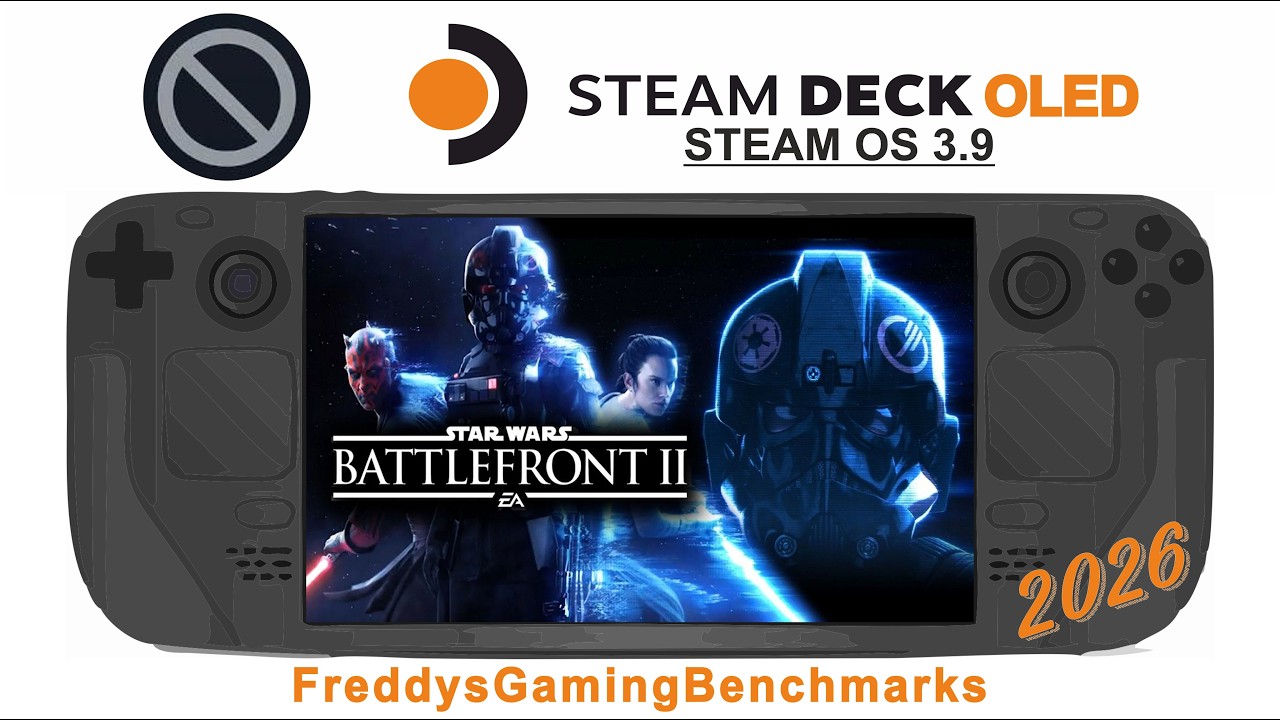 Star Wars Battlefront 2 (Test 03.2026) on Steam Deck OLED with Steam OS 3.9
