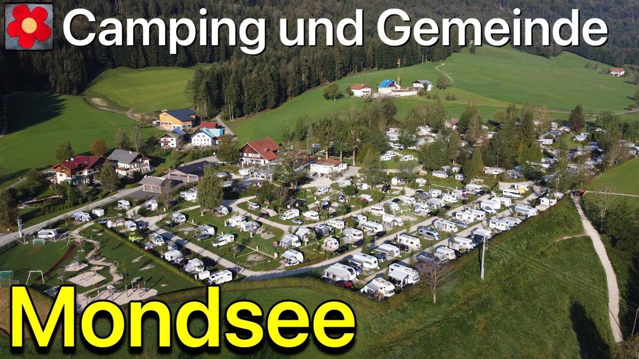Österreich Camping und Gemeinde Mondsee