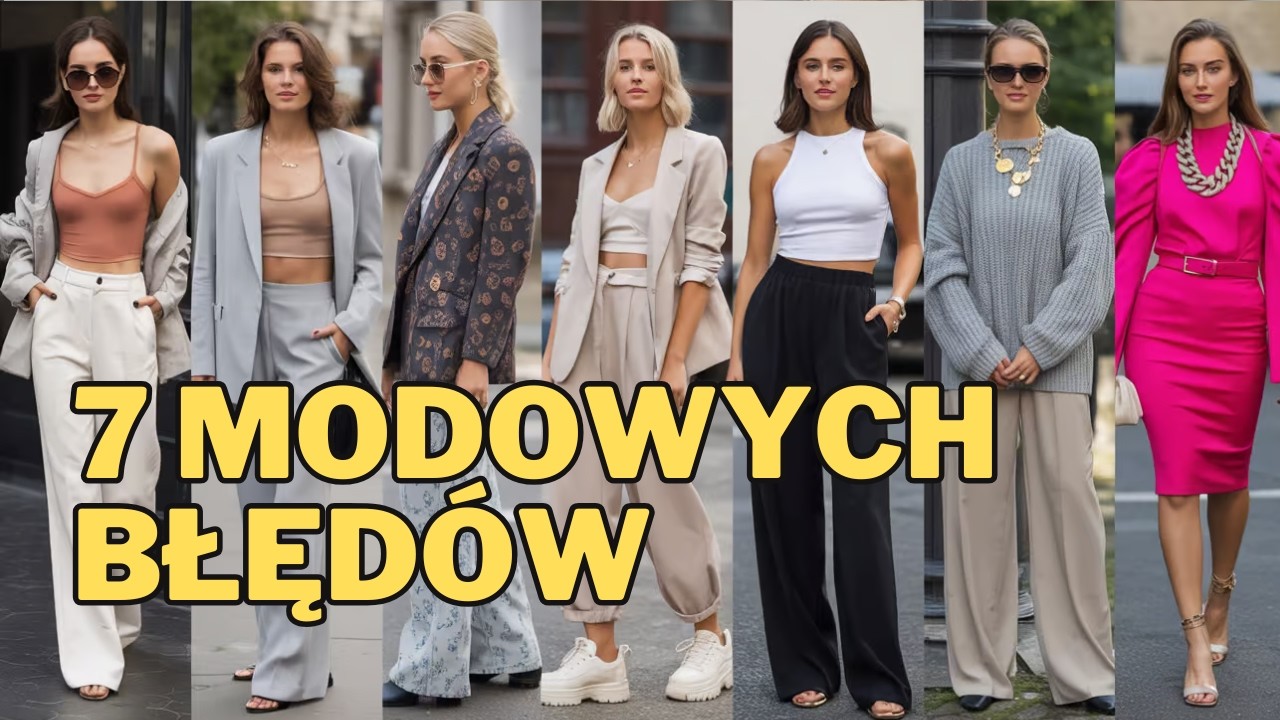 7 połączeń ubrań, kt&oacute;rych lepiej unikać