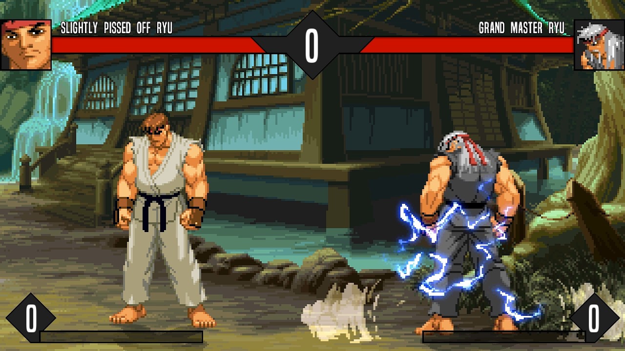 MUGEN - Slightly Pissed Off Ryu vs. Grand Master Ryu - Download