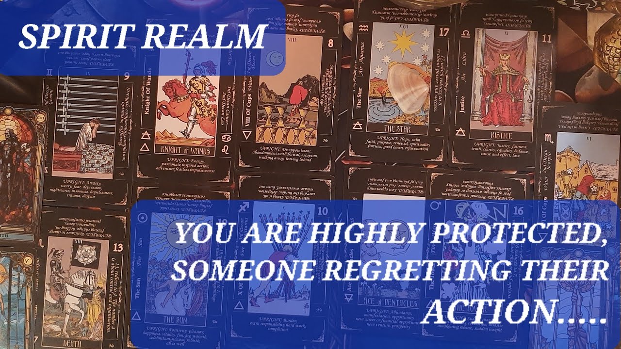 🧿 | SPIRIT REALM | YOU ARE HIGHLY PROTECTED, SOMEONE IS REGRETTING THEIR ACTION..... 🔆🦋#tarot
