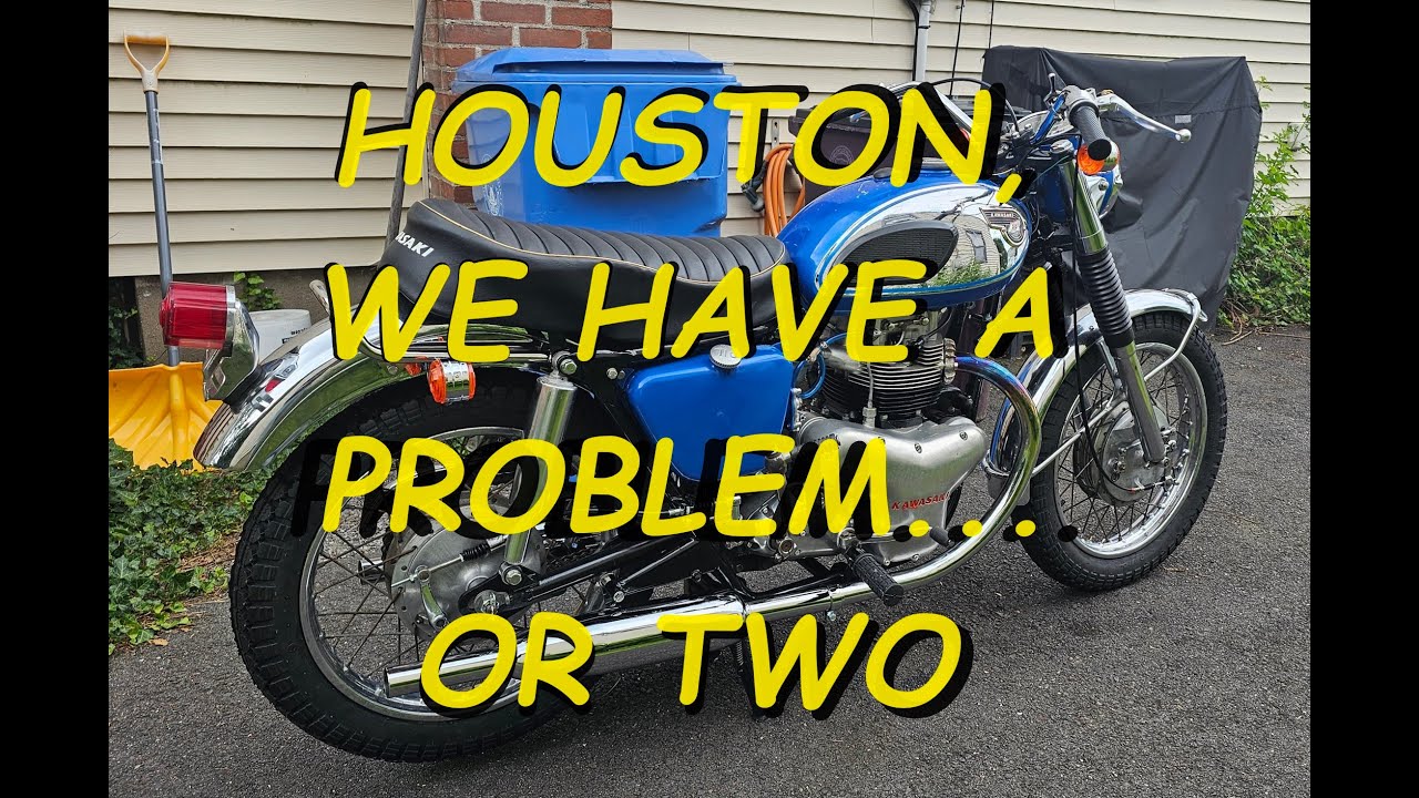 Kawasaki W1 Part 16. Will it Run? Bike has issues..