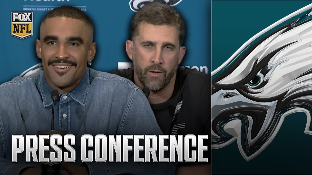 Postgame Press Conference: Eagles&rsquo; Jalen Hurts & HC Nick Sirianni on Week 1 Win vs Commanders