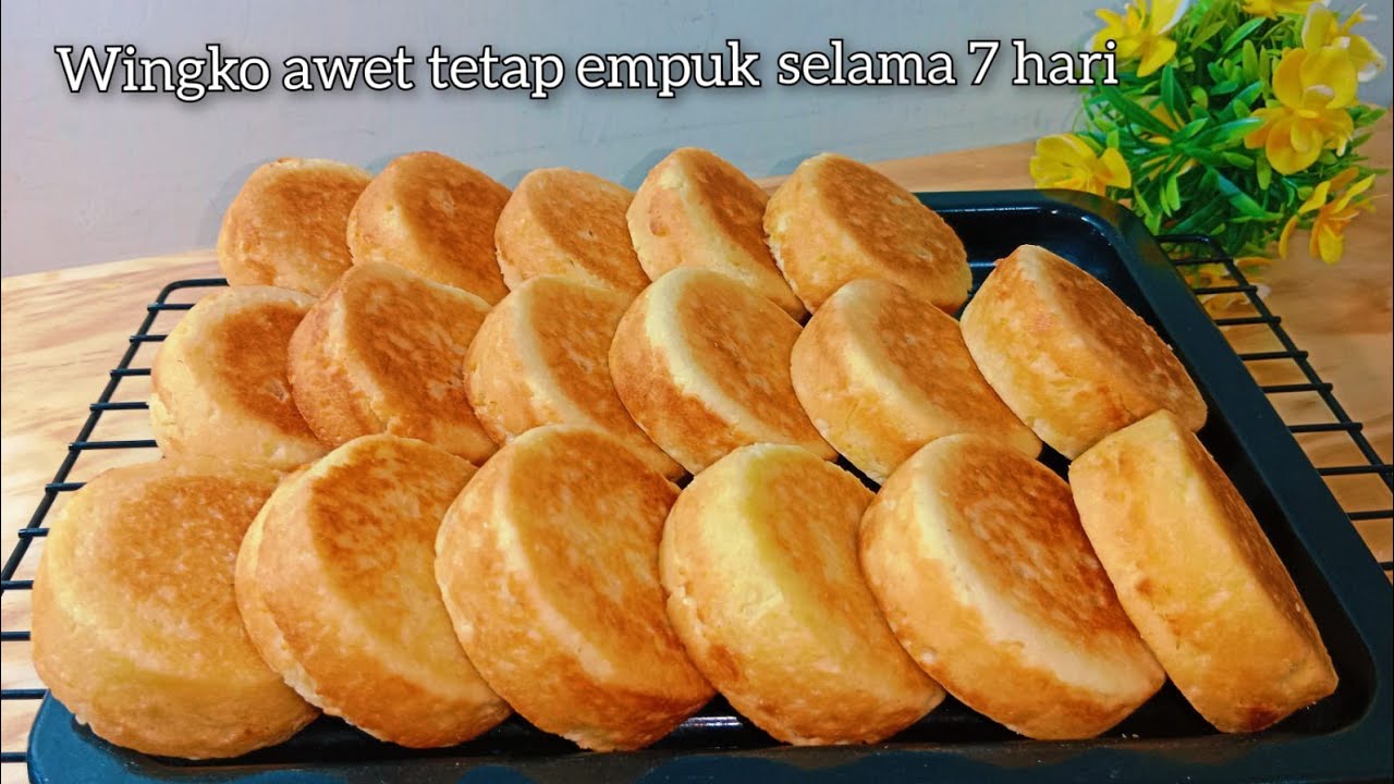 Wingko awet dan tetap empuk sampai satu minggu