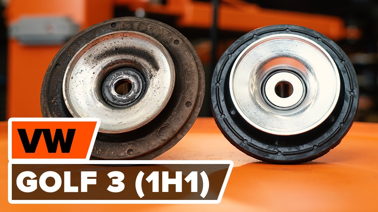 Kako zamenjati ležaj amortizerja na VOLKSWAGEN GOLF 3 (1H1) [VODIČ AUTODOC]