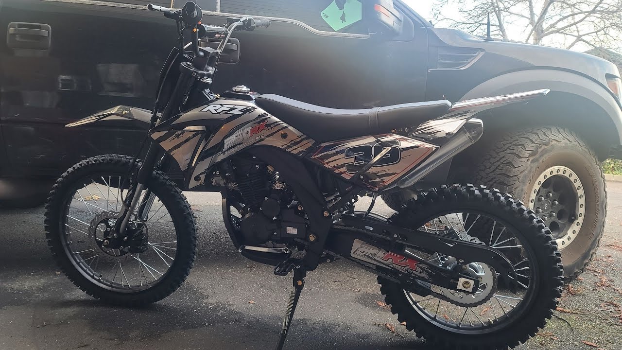 FIRST TEST RIDE ON AMAZON DIRT BIKE APOLLO 250CC RX RFZ DB36