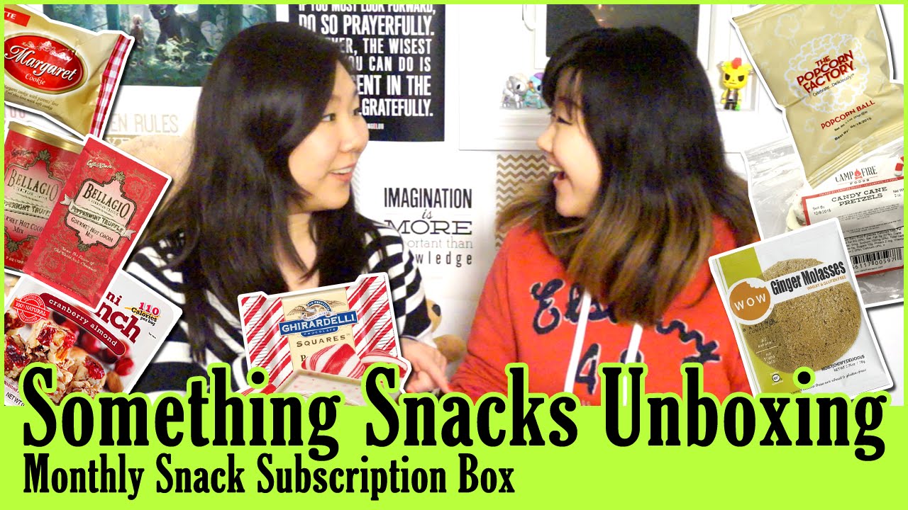 Something Snacks Unboxing - Surprise Snacks Tasting Challenge - Fun Monthly Subscription Box!