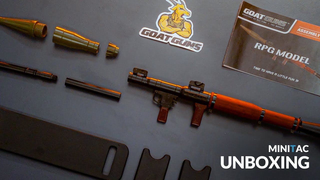 GoatGuns MINIATURE RPG Die-cast Model | UNBOXING (ASMR)