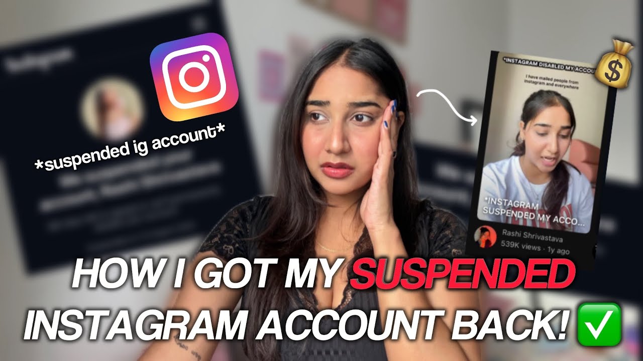 HOW I GOT MY *SUSPENDED INSTAGRAM ACCOUNT* BACK!! ✅💰 Most Requested | Rashi Shrivastava #instagram