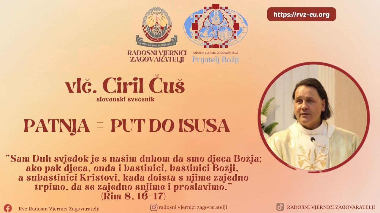 [RVZ - Radosni vjernici zagovaratelji] ✝️ Stream #1 GOST: vlč. Ciril Čus &copy;️&trade;️