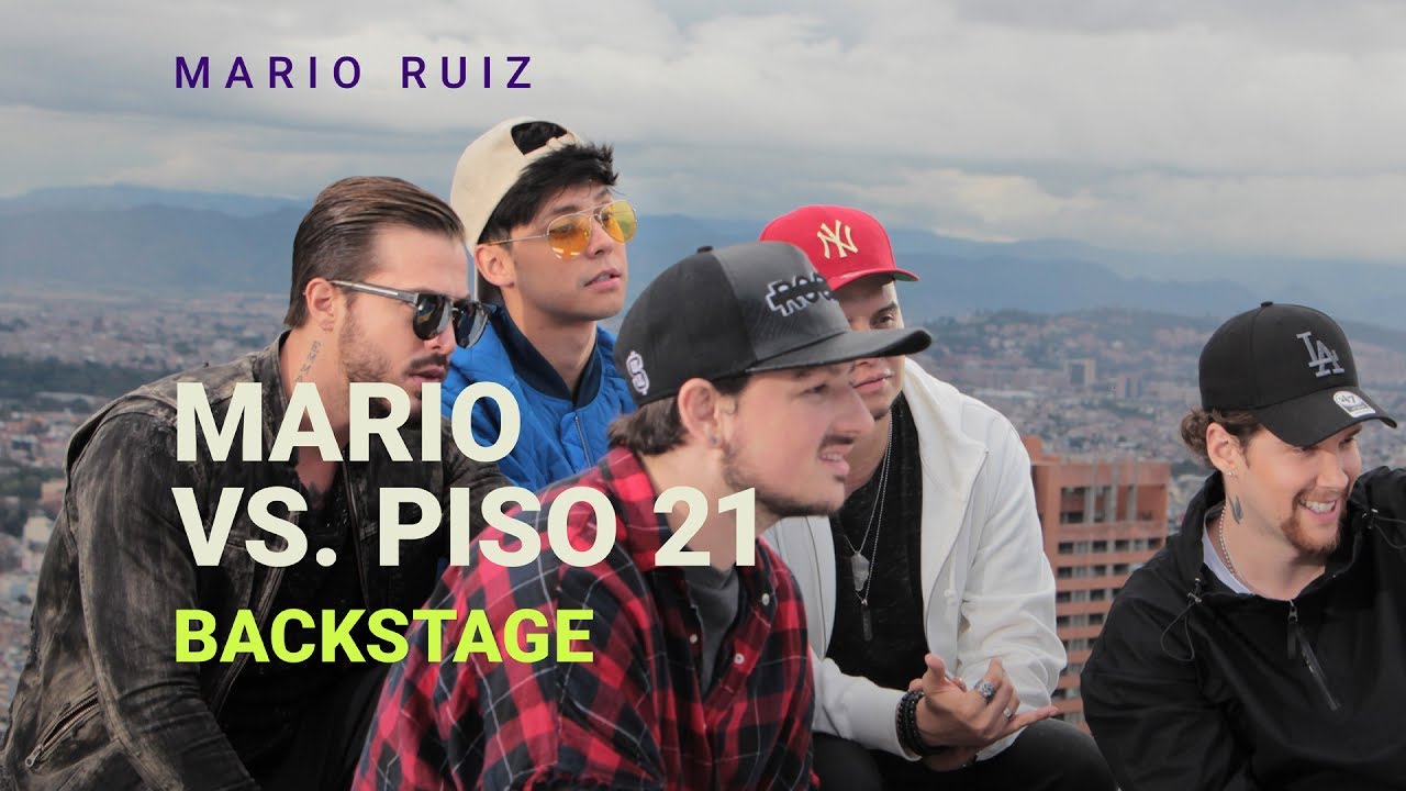 Mario Ruiz entrevistando a Piso 21. Descubre el Back-stage.
