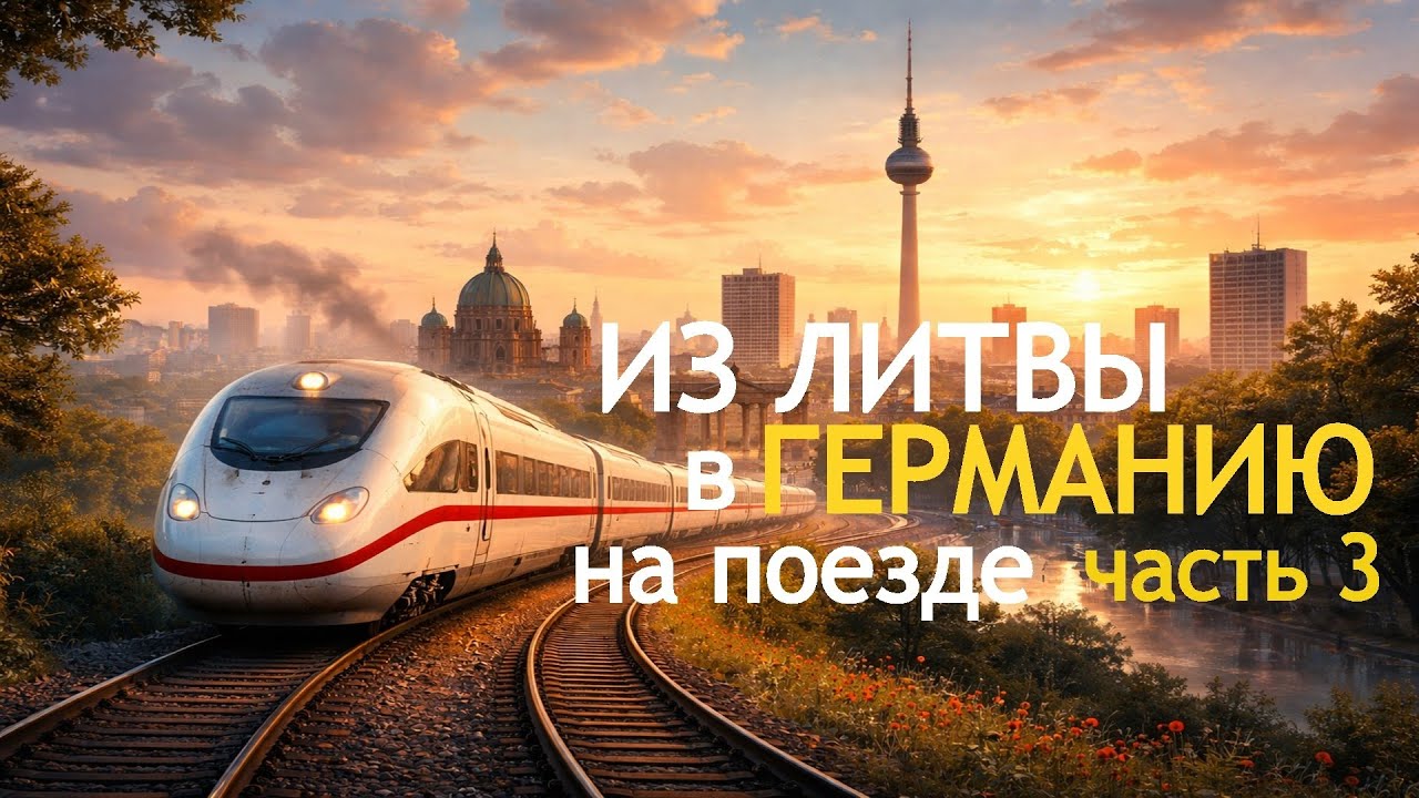 Из Литвы в Германию на поезде, Берлин первый день, часть 3#lietuva #lithuania#travel#литва#германия