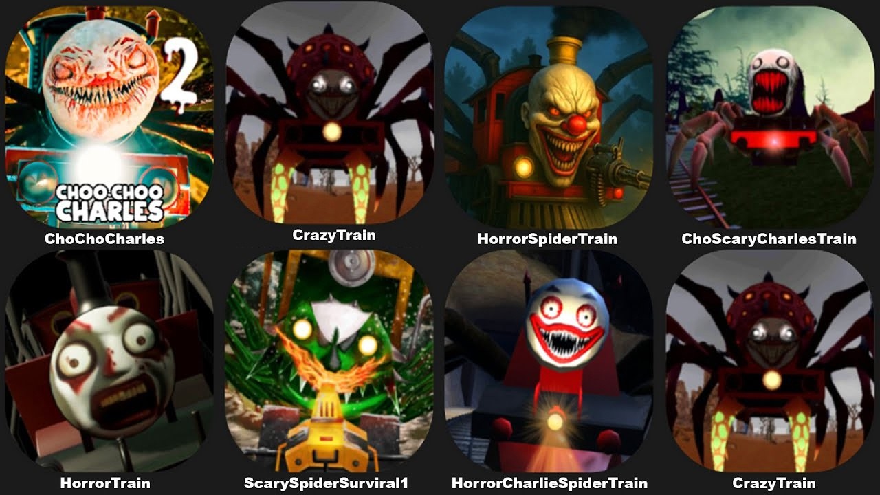 Choo Choo Charles 2 Mobile,Choo Choo Train,Horror Train,Spider Train,Scary Train