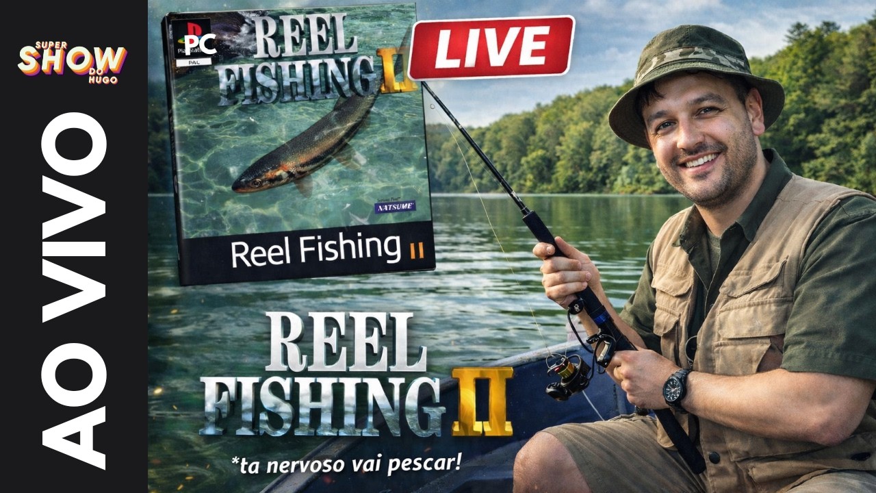TÁ NERVOSO? VAI PESCAR! 🎣 | Reel Fishing II LIVE