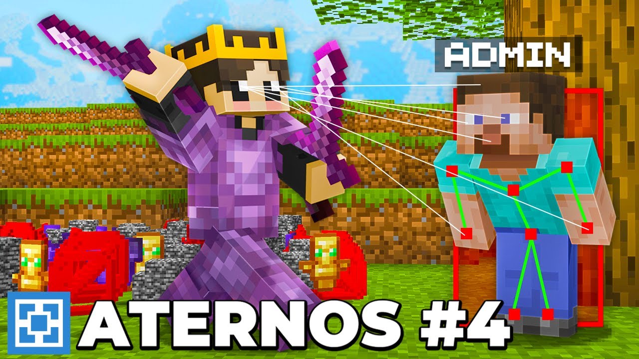 CHEATUJE na SERWERACH ATERNOS w MINECRAFT