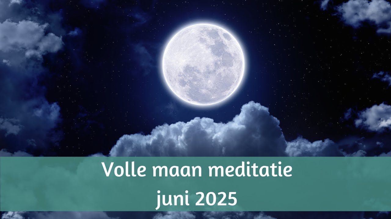 Volle maan meditatie juni 2025: belemmerende energie loslaten