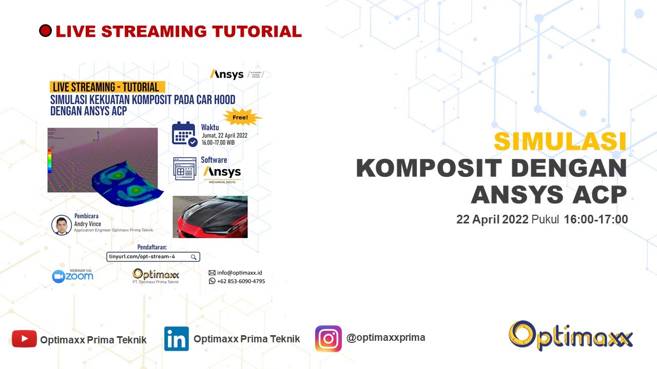 Simulasi Komposit Fiber - Ansys ACP - Bahasa Indonesia
