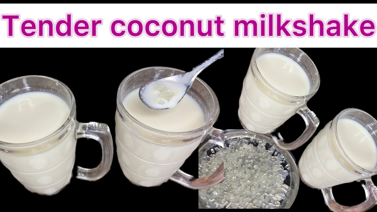 Refreshing Tender coconut milkshake|tender coconut juice|ifthar special| iftar drinks| summer drink