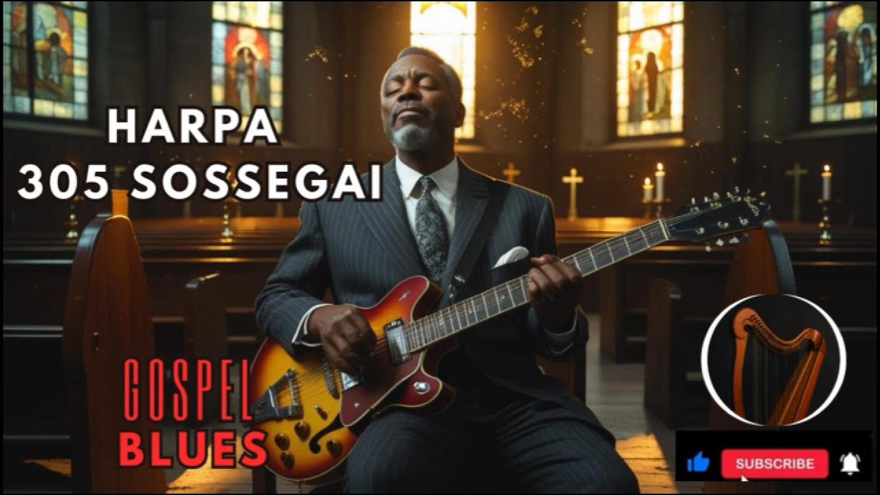🎸 Blues e Louvores da Harpa Cristã | Sossegai 305 diferente