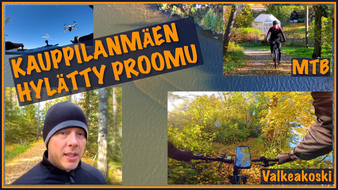 Kauppilanmäen hylätty proomu, Valkeakoski, MTB Santun lenkki