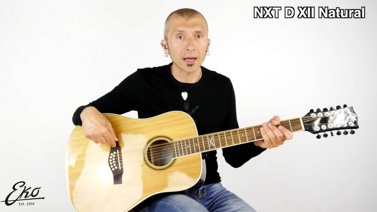NXT D XII Natural Spiegazioni Massimo Varini presenta Eko Guitars