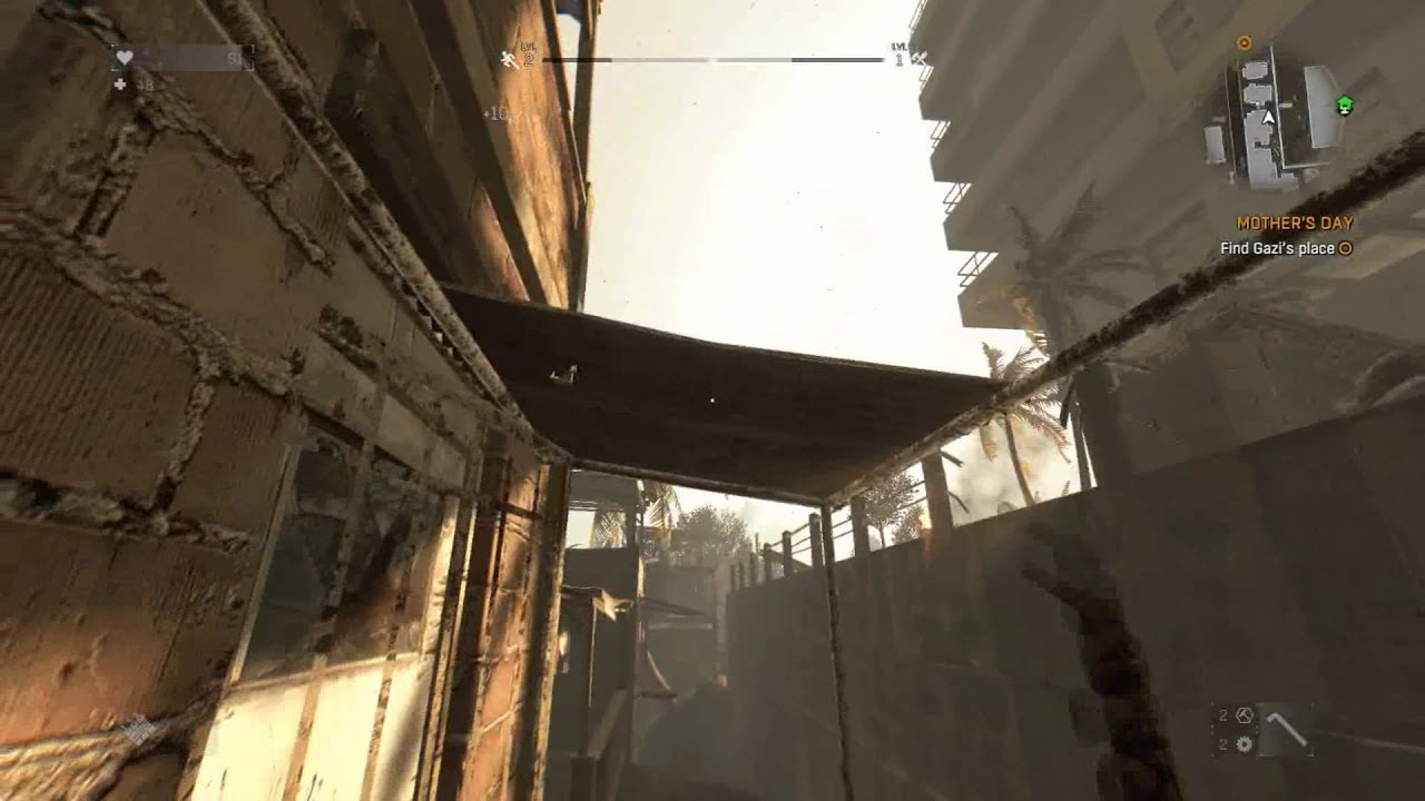 Dying Light Low and Max Levels Parkour Comparison