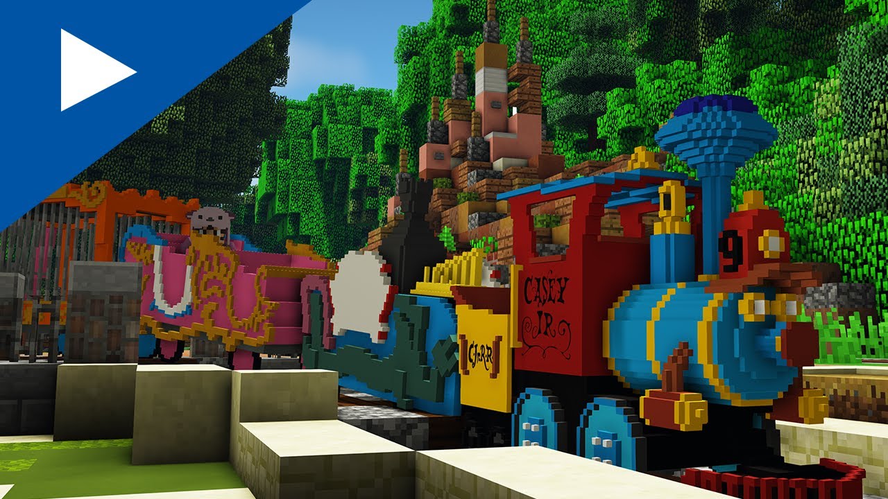 [4K] Minecraft Casey Jr. Circus Train | ImagineFun 2022