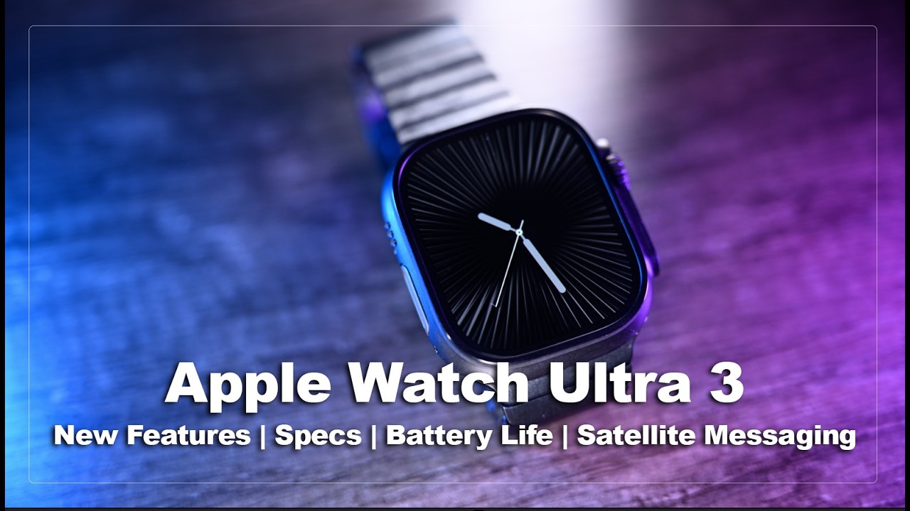 Apple Watch Ultra 3 Unboxed! All the New Features You Need to Know