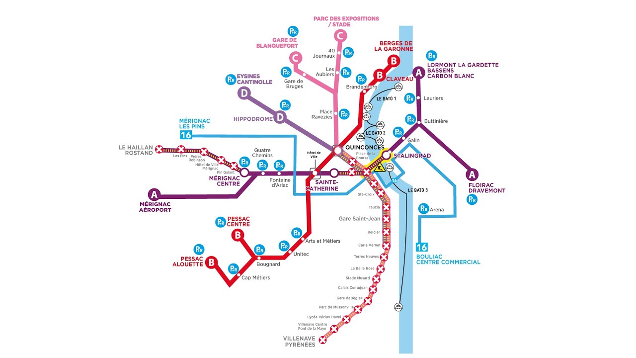 Du 2 juin au 31 août : perturbations sur le réseau TBM 🚧