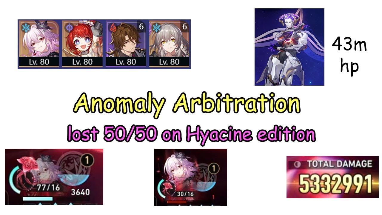 [3.6] E0S1 Evernight, No Hyacine - 6 cycles Lygus 43m - Anomaly Arbitration