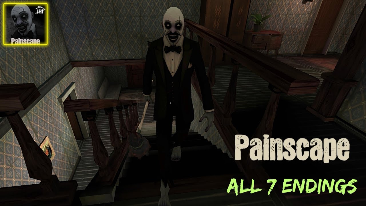 Painscape - All 7 Endings || Android Gameplay