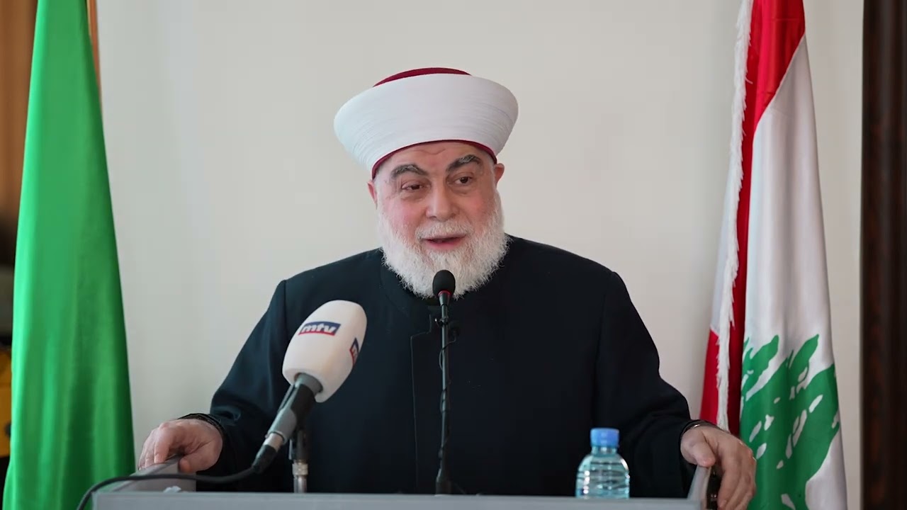 كلمة مفتي طرابلس والشمال الشيخ محمد امام بمناسبة إفتتاح مشروع صندوق الزكاة في المنية