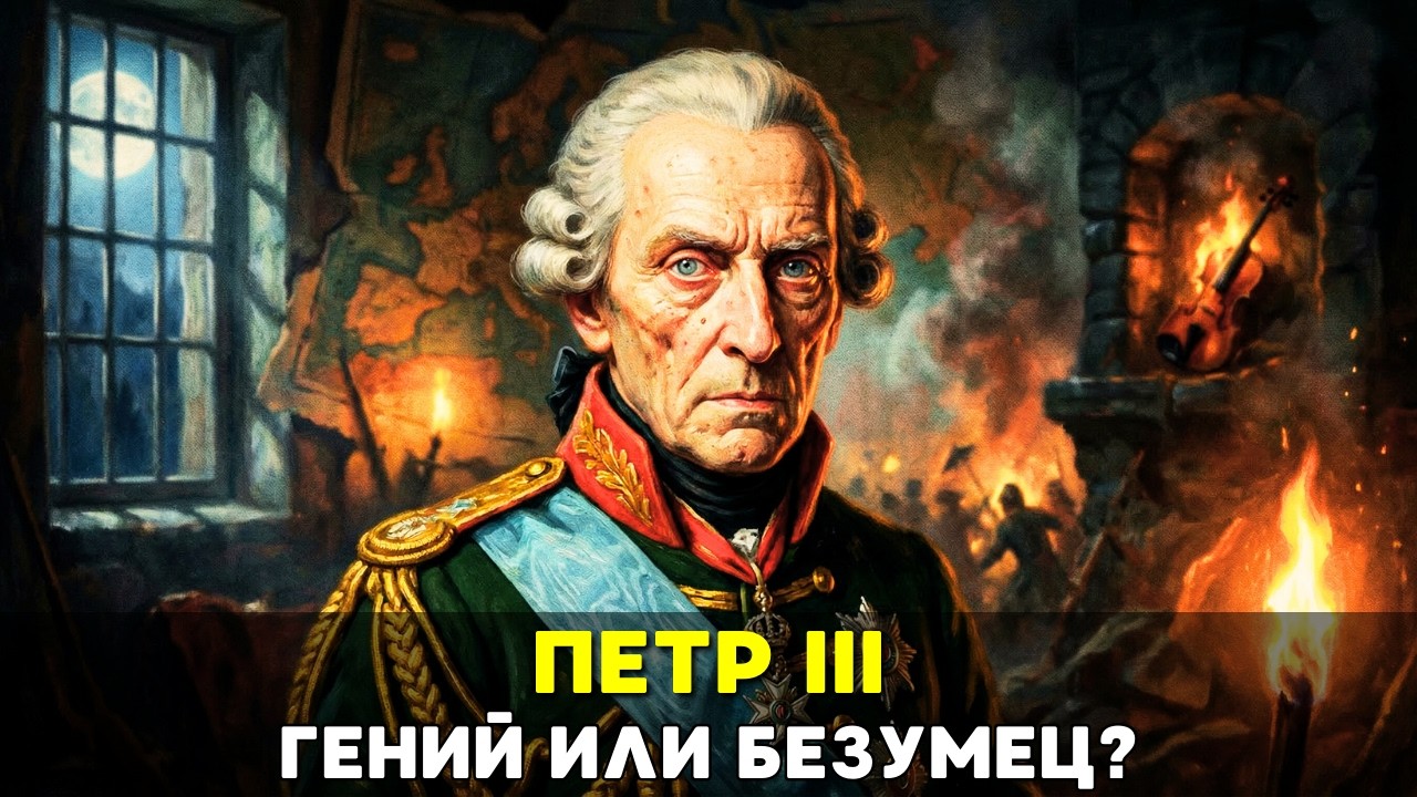186 ДНЕЙ, КОТОРЫЕ ПОТРЯСЛИ РОССИЮ: Петр III — сумасшедший на троне или убитый реформатор?📜История