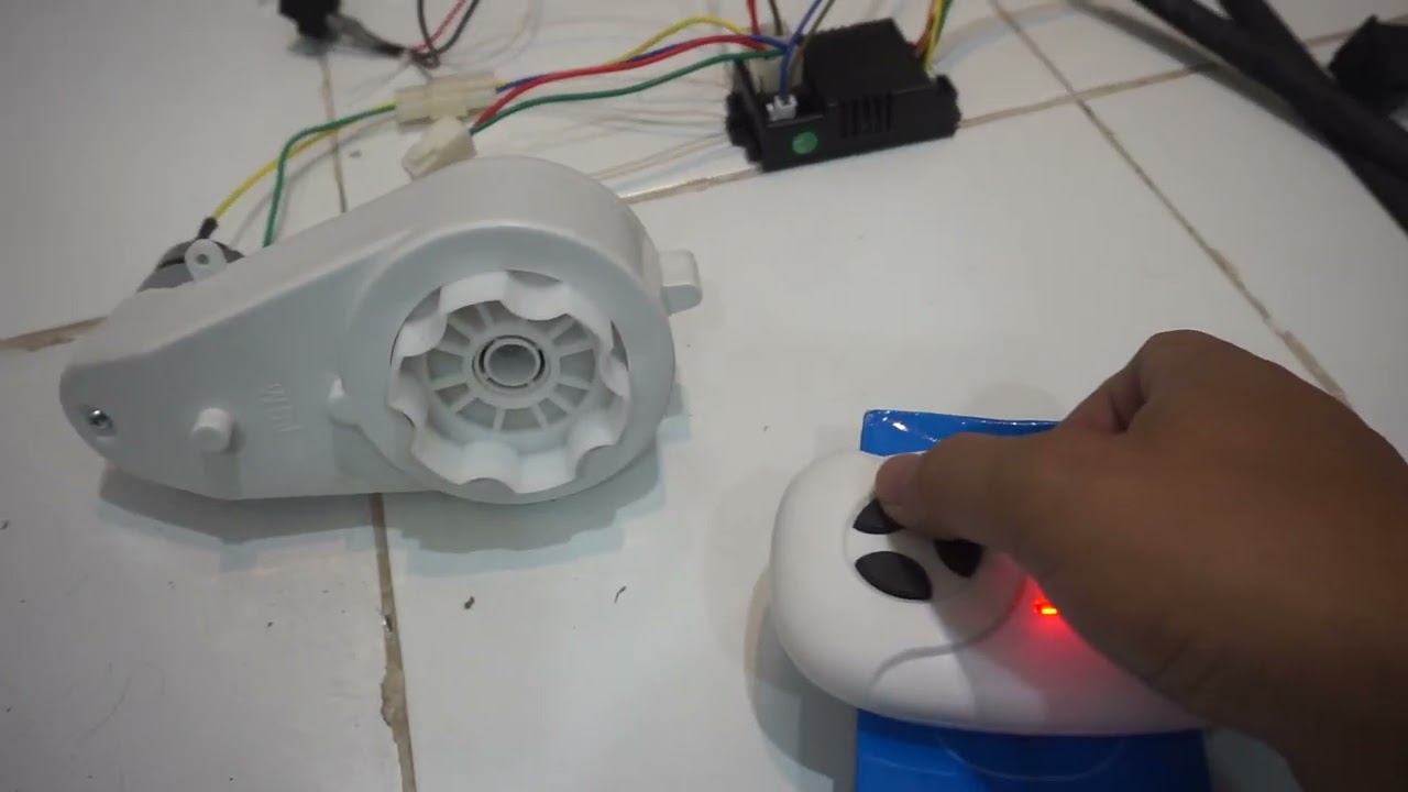 cara merakit receiver box ZCY 1810RX mobil aki anak 6V atau 12V pemasangan perakitan kabel