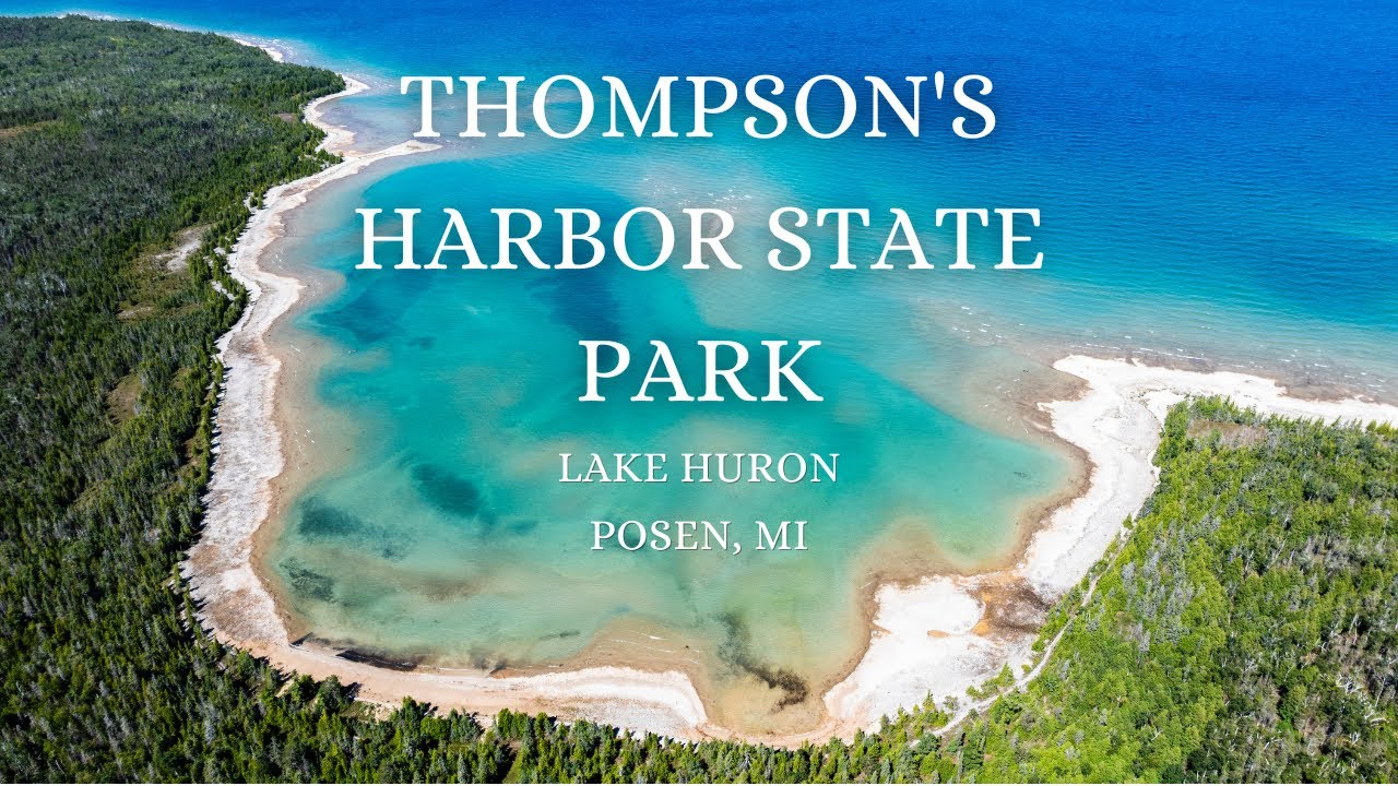 Thompson's Harbor State Park | Lake Huron | Posen, MI | DJI Mavic 3 | 4K 60 FPS