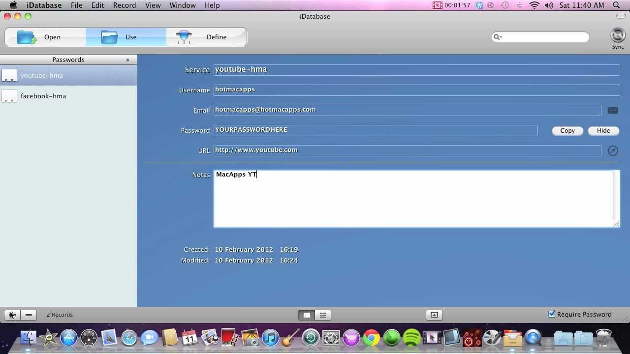iDatabase App Review for Mac