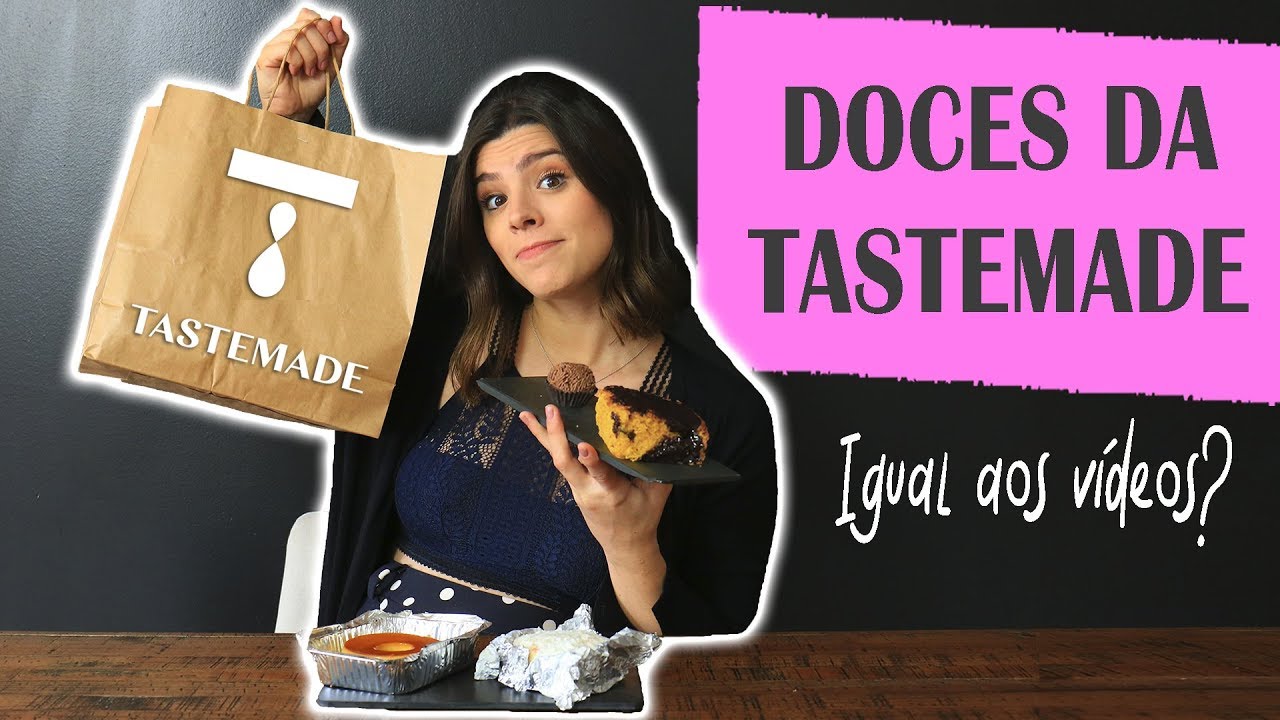 EXPERIMENTANDO OS DOCES DA TASTEMADE - Iguais aos v&iacute;deos?! | TPM por Ju Ferraz