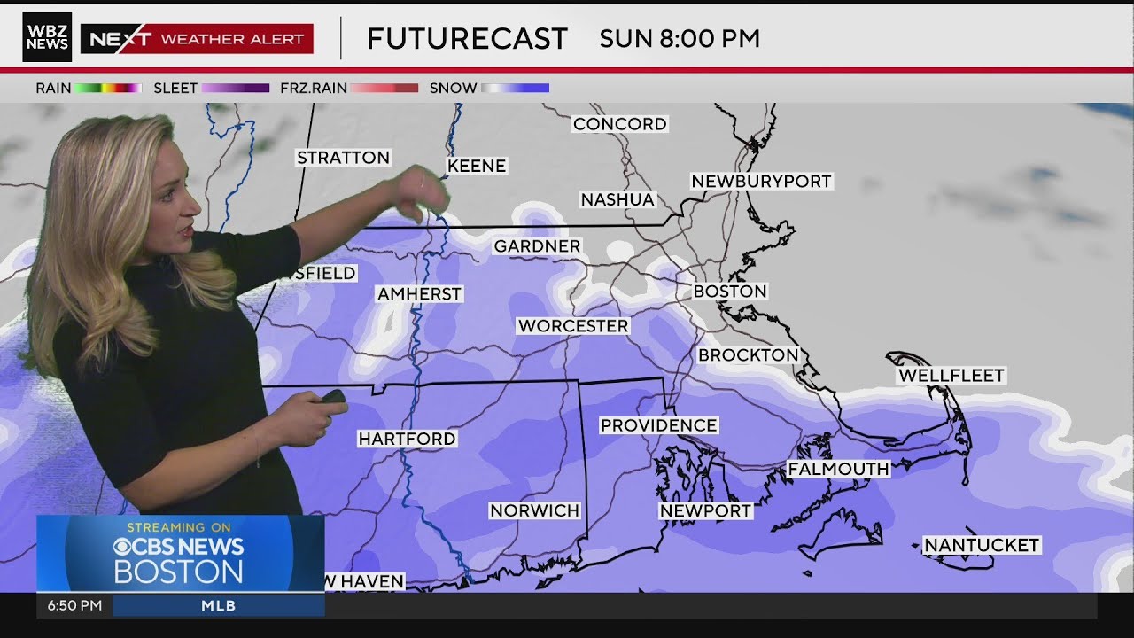 Boston forecast shows potential blizzard bringing up to 2 feet of snow