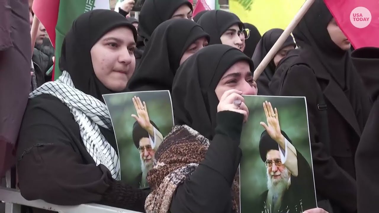 In Lebanon, Hezbollah supporters react to Israel, US attacks as mourning & celebration occur in Iran
