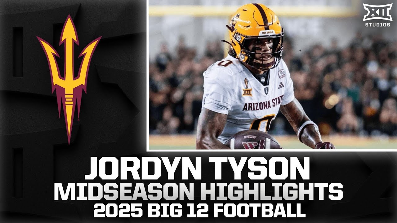 Jordyn Tyson Midseason Highlights | 2025 Big 12 Football