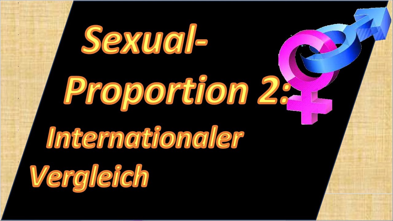 M&auml;nner&uuml;berschuss: Internationaler Vergleich