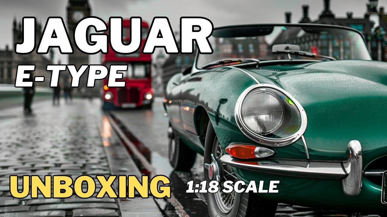 Unboxing the Jaguar E-Type Cabriolet 1:18 Diecast | A Timeless British Classic