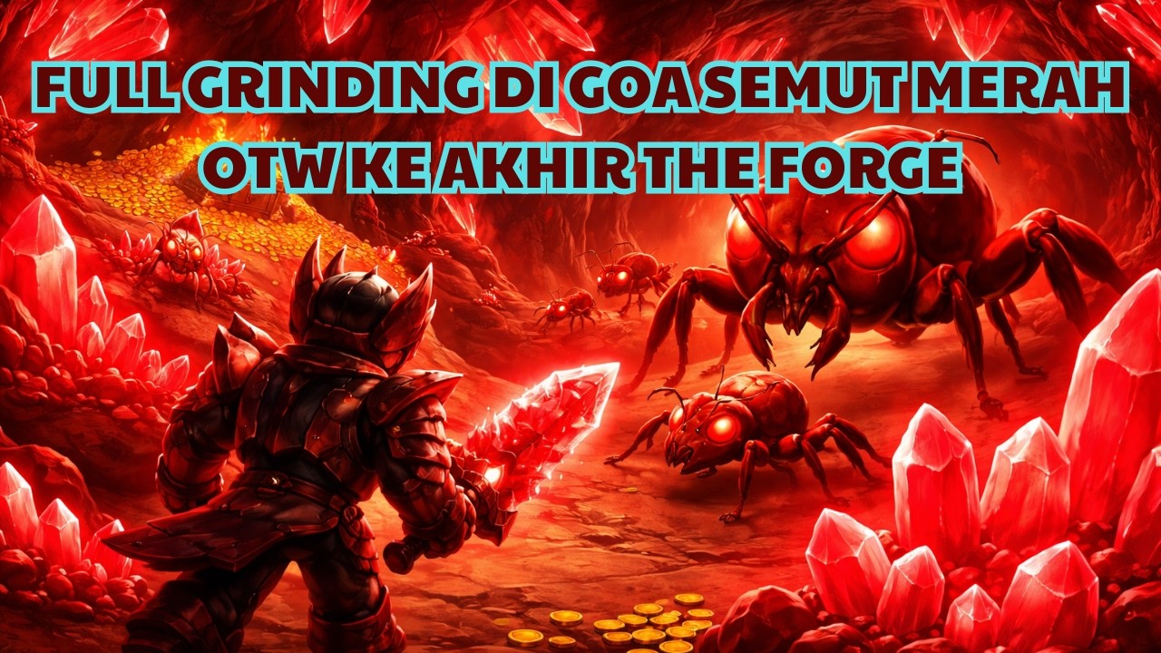 STRATEGI FULL FARMING DI GOA SEMUT MERAH THE FORGE SAMPAI ENDGAME