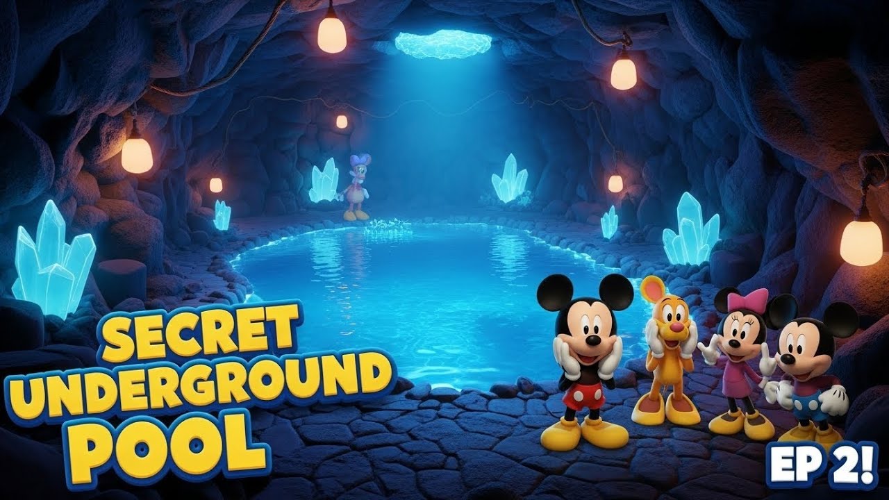 Mickey Mouse & Friends Underground Swimming Pool Adventure 🏊‍♂️ | Episode 2 | Kids Cartoon