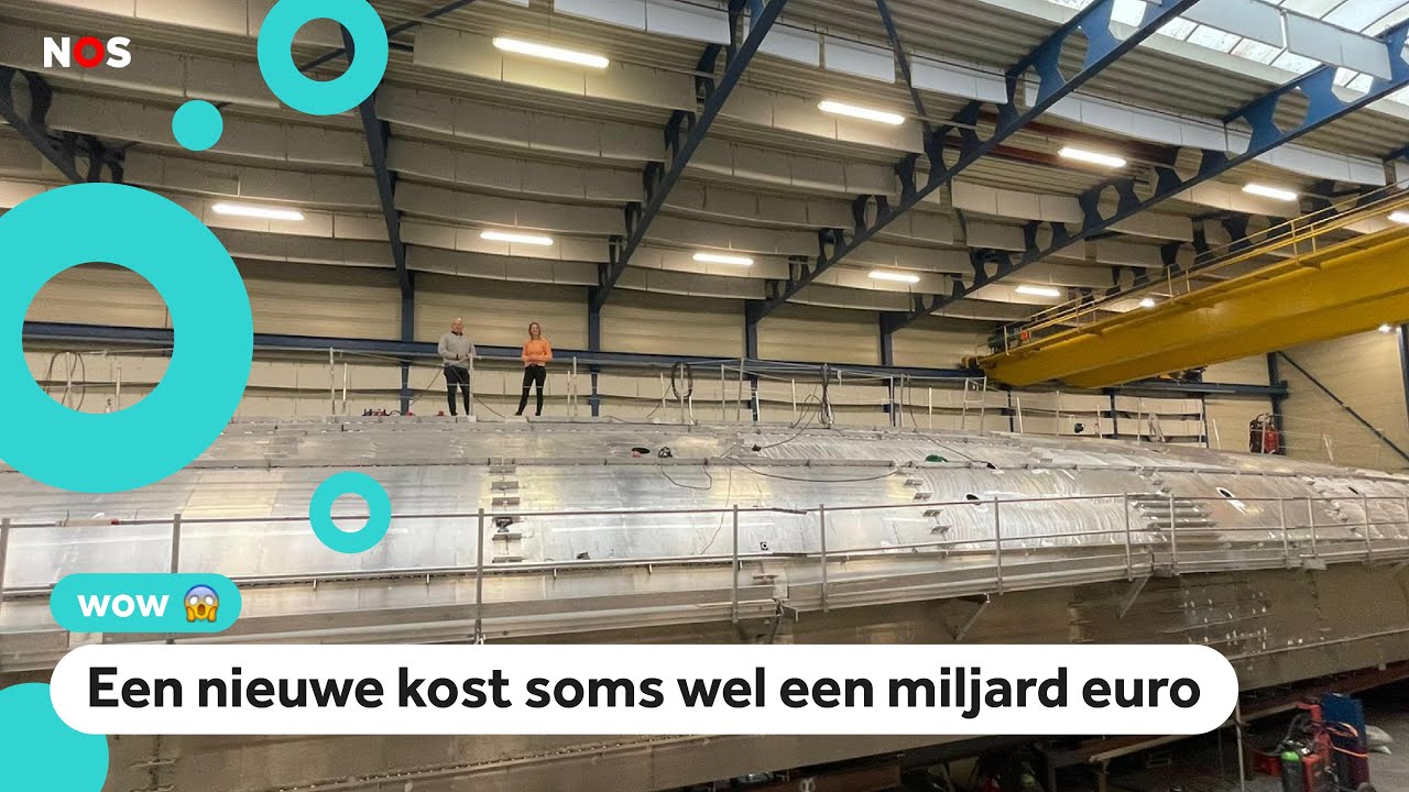 Veel superjachten worden in Nederland gemaakt