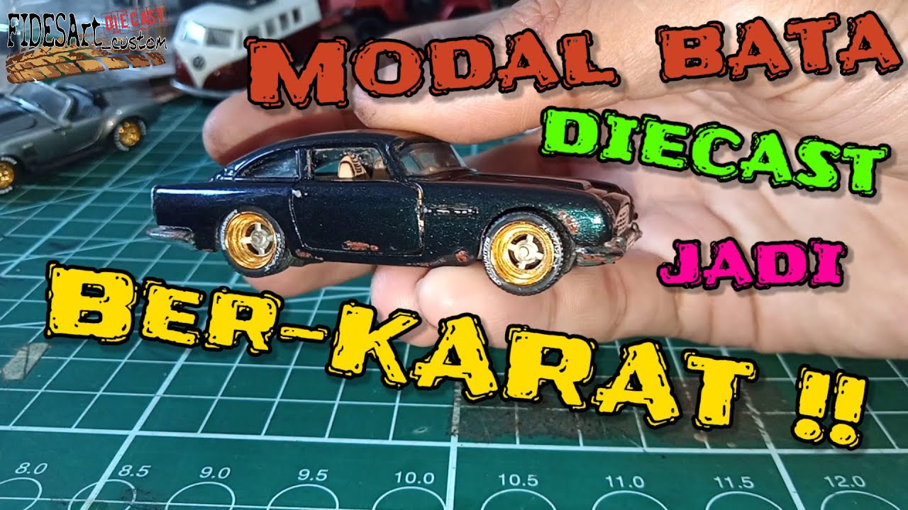 Cara buat efek karat rust pada diecast custom