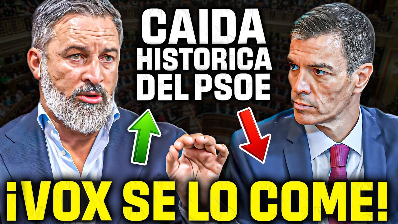 VOX ALCANZA AL PSOE EN LAS ENCUESTAS | El Hundimiento de S&aacute;nchez y el Ascenso de Abascal