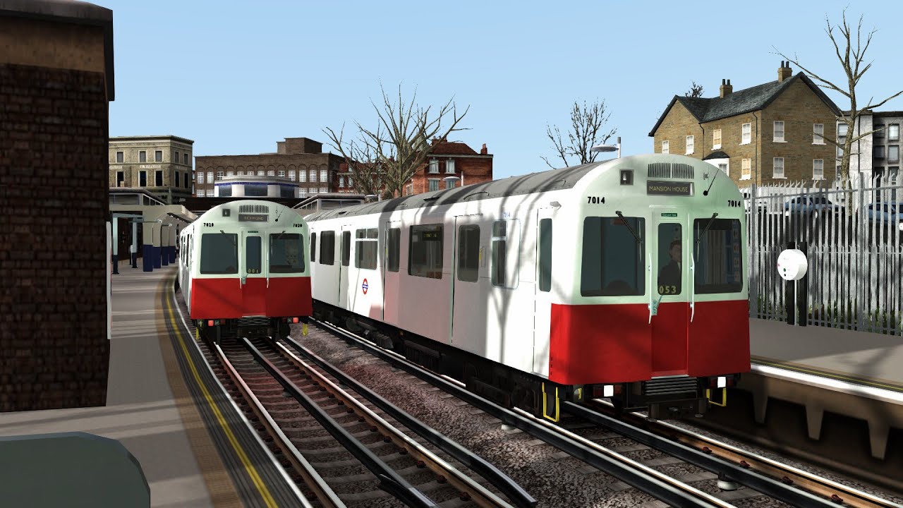 Train Simulator 2020 | Virtual District Line | Ealing Broadway to Gloucester Road |D-Stock Red/White