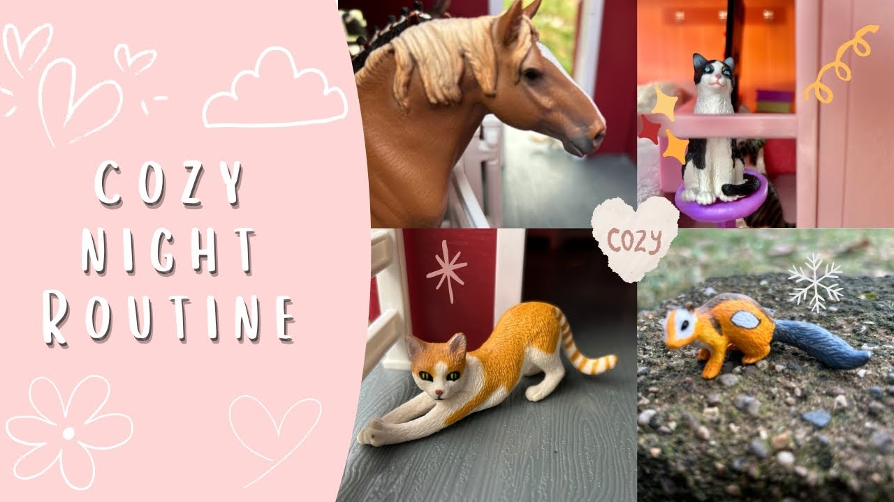 New Cozy Nighttime Routine | Schleich Animal Adventure